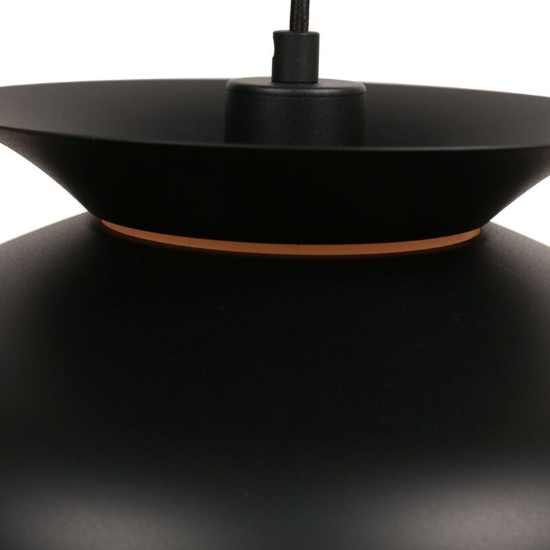 Hanglamp Skandina 3684ZW Zwart met goud - Afbeelding 5