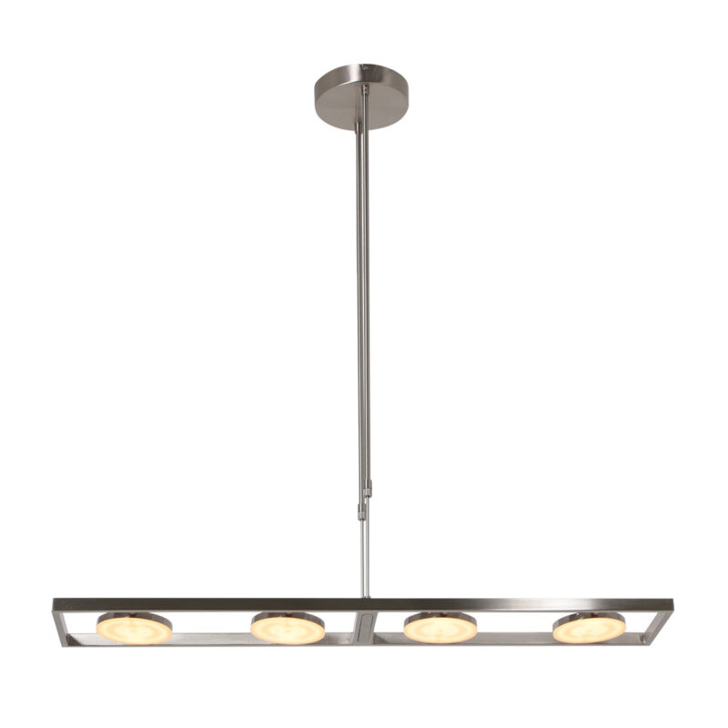 Hanglamp Soleil 3516ST Staal 4000 Lumen