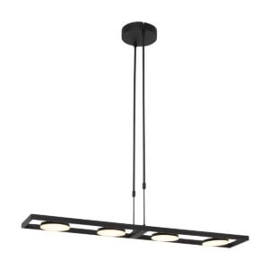 Hanglamp Soleil 3516ZW zwart 4000 Lumen