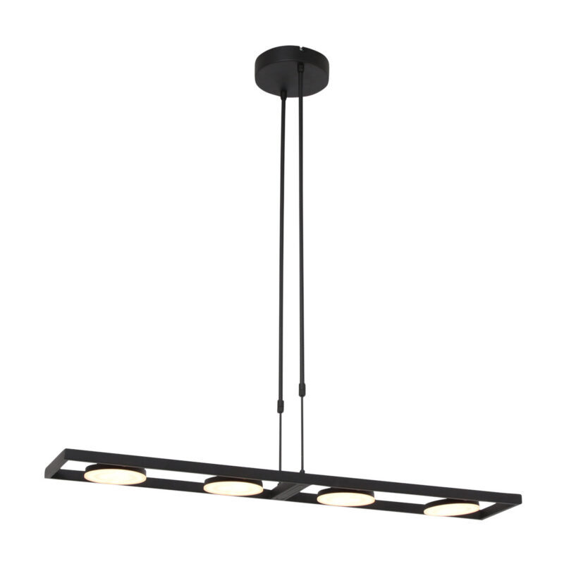 Hanglamp Soleil 3516ZW zwart 4000 Lumen
