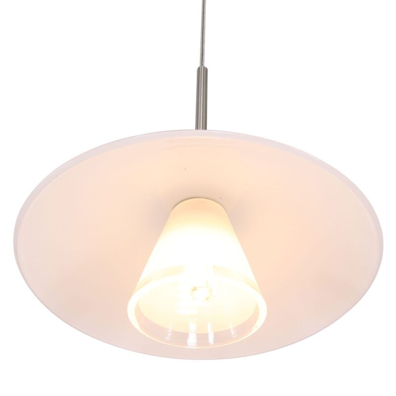 Hanglamp Tallerken 2655ST Staal 1 lichts 300 Lumen - Afbeelding 9