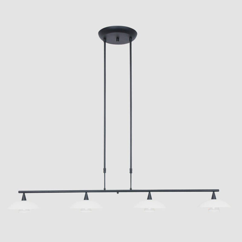 Hanglamp Tallerken 2658ZW Zwart 4 lichts - Afbeelding 14
