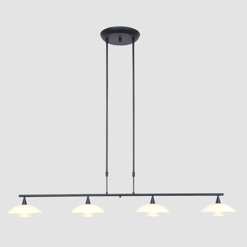 Hanglamp Tallerken 2658ZW Zwart 4 lichts - Afbeelding 15