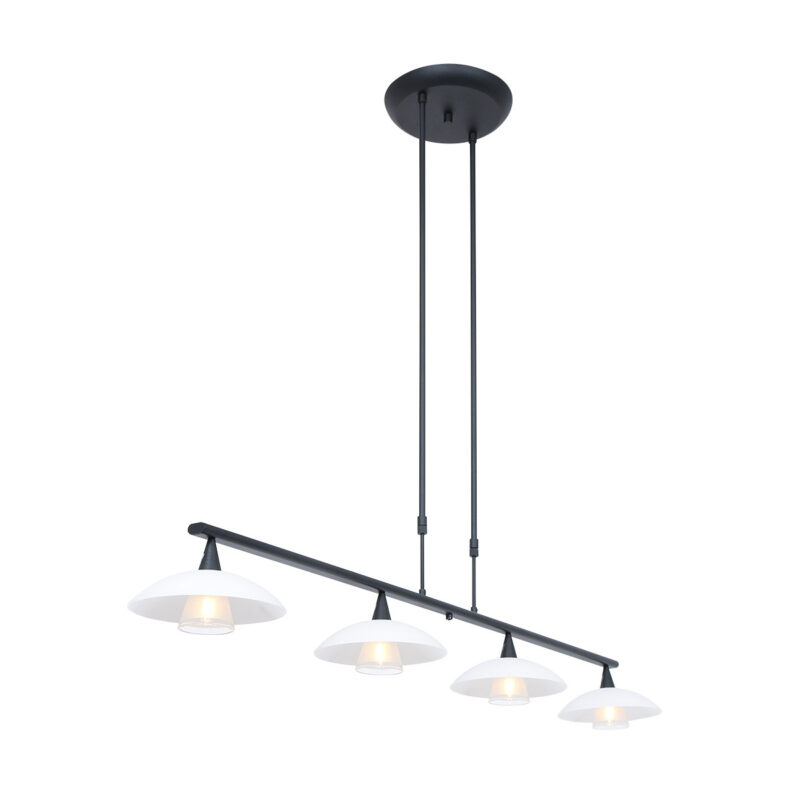 Hanglamp Tallerken 2658ZW Zwart 4 lichts - Afbeelding 16