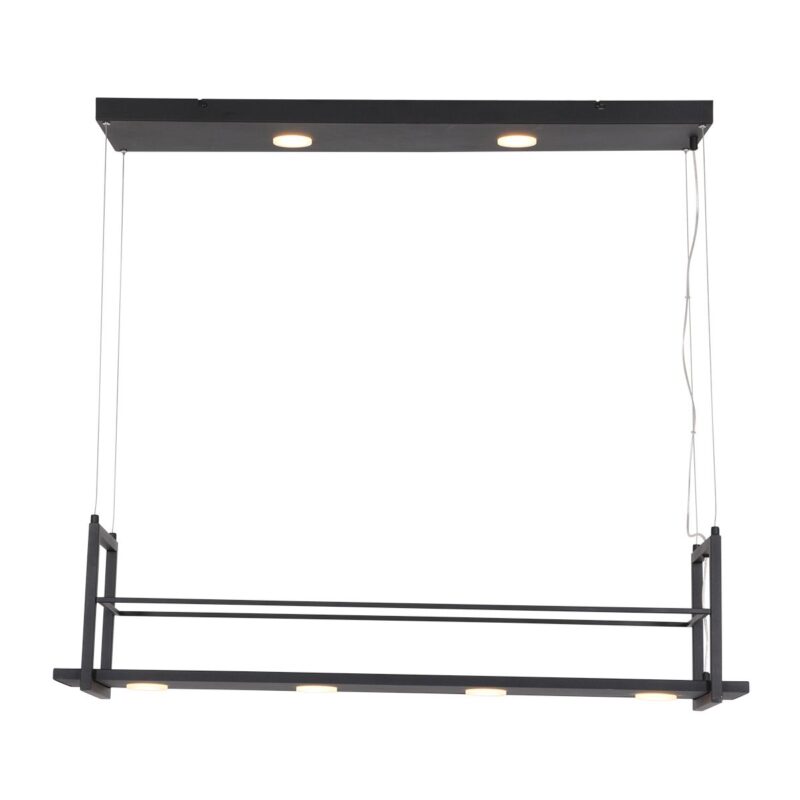 Hanglamp Tor 3298ZW Zwart dimbaar en in hoogte instelbaar - Afbeelding 2