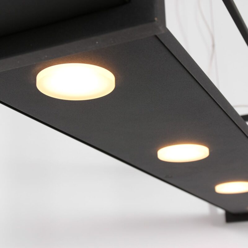 Hanglamp Tor 3298ZW Zwart dimbaar en in hoogte instelbaar - Afbeelding 3