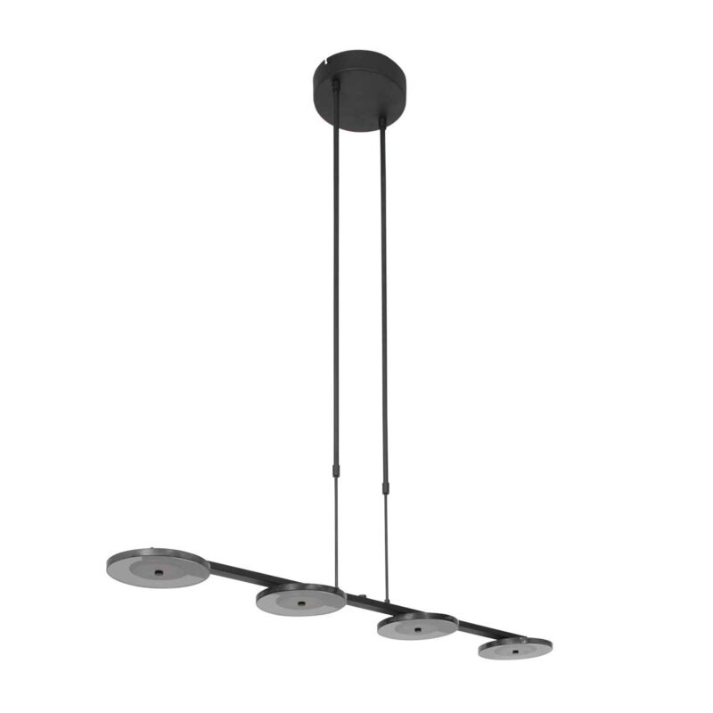 Hanglamp Turound 3512ZW Zwart 4-lichts - Afbeelding 10