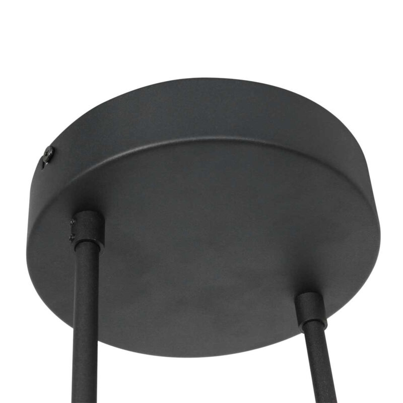 Hanglamp Turound 3512ZW Zwart 4-lichts - Afbeelding 6