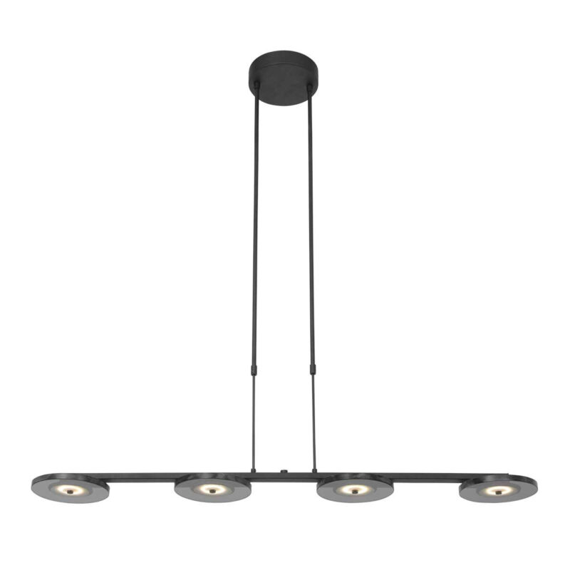 Hanglamp Turound 3512ZW Zwart 4-lichts