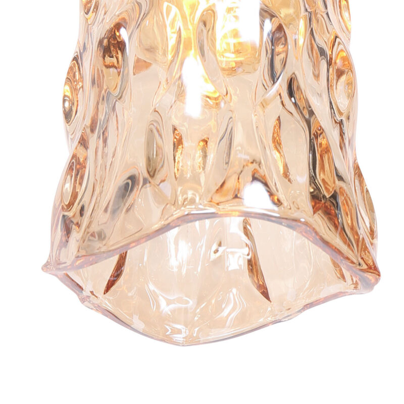 Hanglamp Vidrio 3831ZW amber geel glas - Afbeelding 4