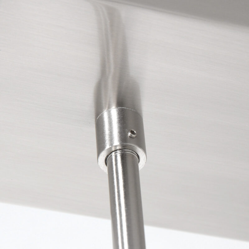 Hanglamp Vortex 3066ST Staal 5 lichts lichtkleur instelbaar - Afbeelding 6