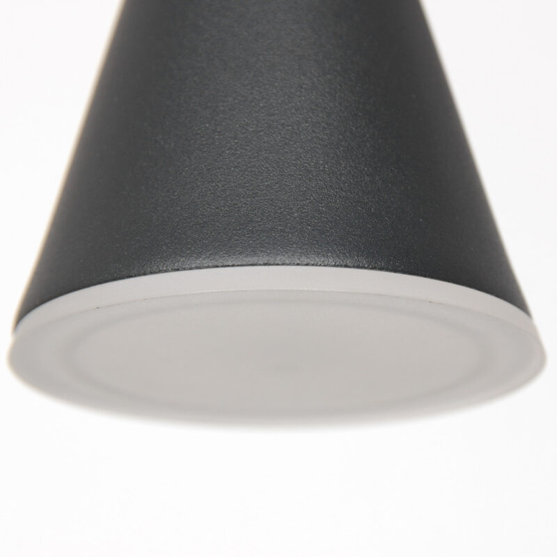 Hanglamp Vortex 3066ZW Zwart 5 lichts lichtkleur instelbaar - Afbeelding 16