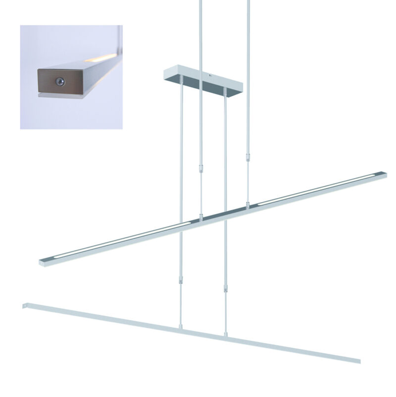 Hanglamp Zelena 7971ST Staal, Lichtkleur instelbaar - Afbeelding 3