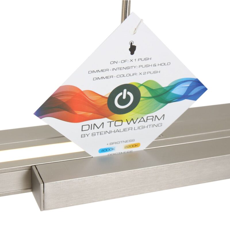Hanglamp Zelena Motion 7970ST Staal Lichtkleur instelbaar - Afbeelding 21