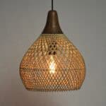 Hanglamp riet Sophia 30cm rotan hanglamp 510070 WF-Light