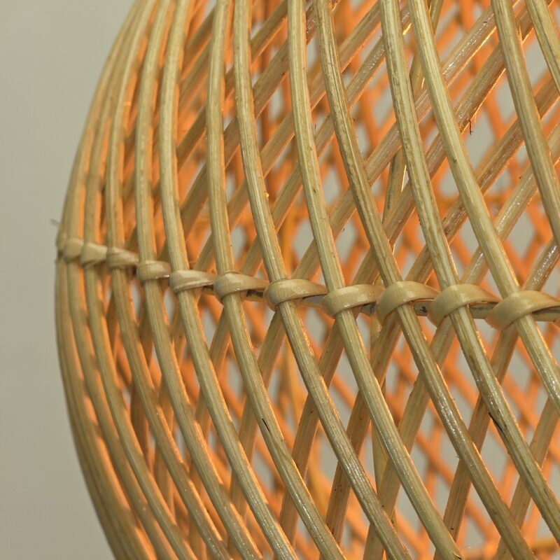 hanglamp riet sophia 30cm rotan hanglamp 510070 wf light