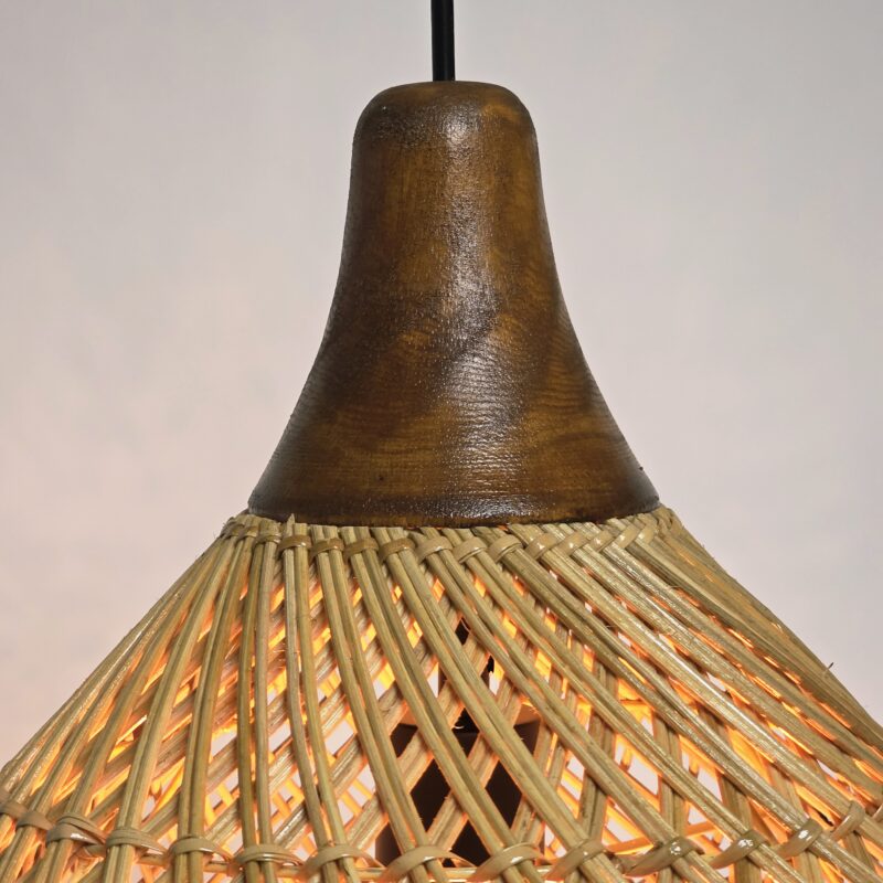 hanglamp riet sophia 50cm rotan hanglamp 510072 wf light