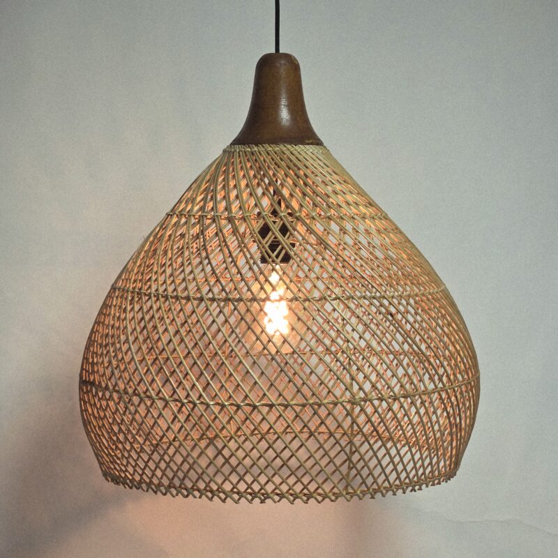 hanglamp riet sophia 50cm rotan hanglamp 510072 wf light
