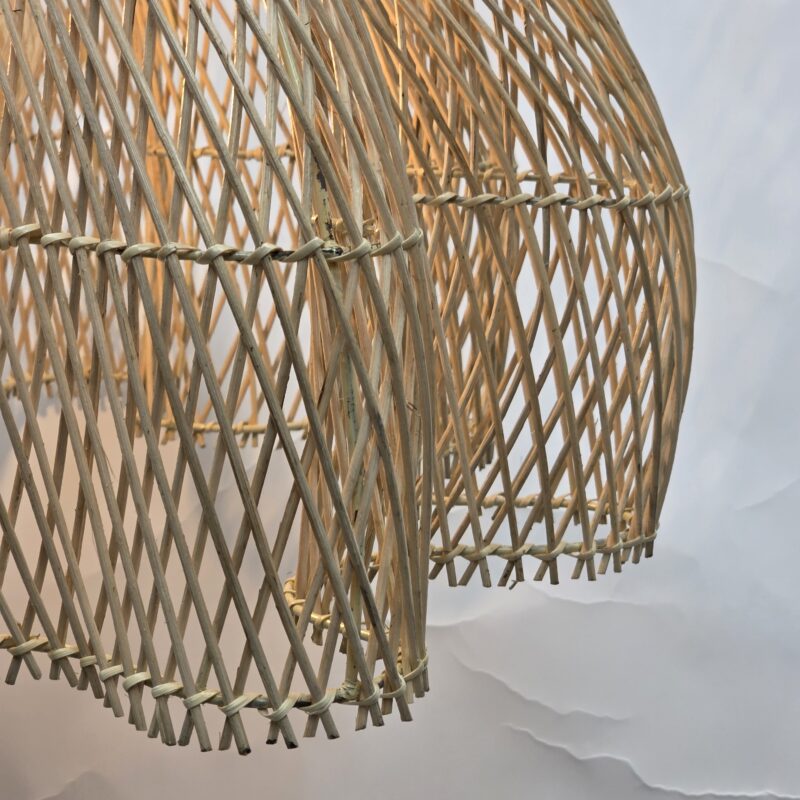 hanglamp riet tulip 60cm rotan 510064 hanglamp naturel wf light