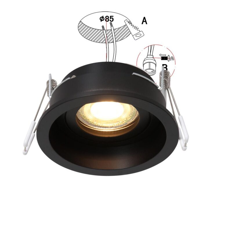 Inbouwspot Pelite 3371ST Staal verdiept Ø10 cm - Afbeelding 8