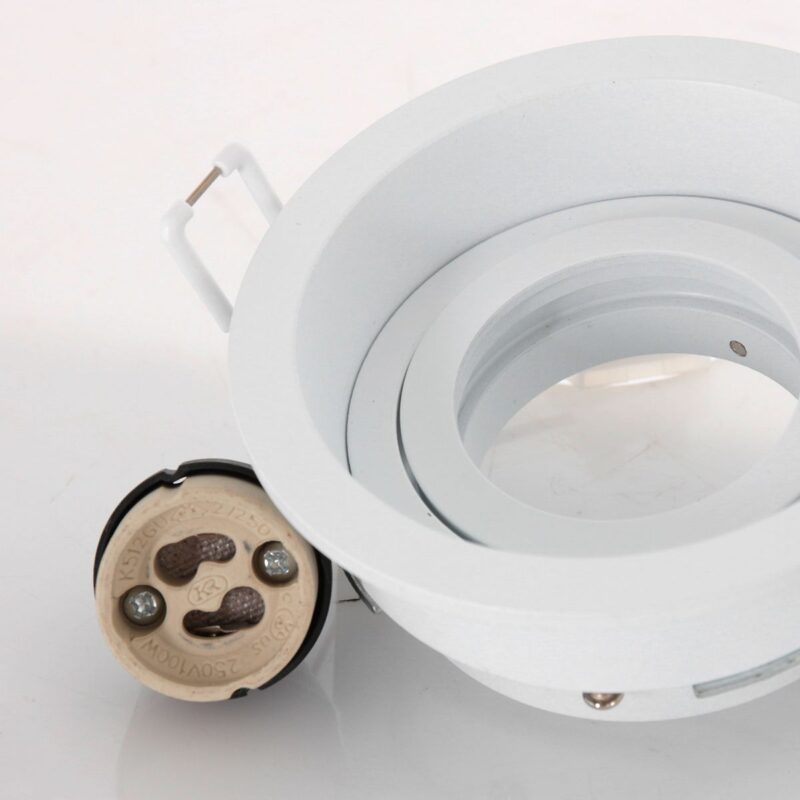 Inbouwspot Pelite 3371W Wit verdiept Ø10 cm - Afbeelding 4
