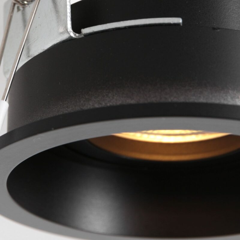 Inbouwspot Pelite 3371ZW Zwart verdiept Ø10 cm - Afbeelding 11