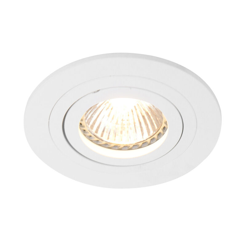Inbouwspot Pelite spot 7304W Wit Ø10 cm