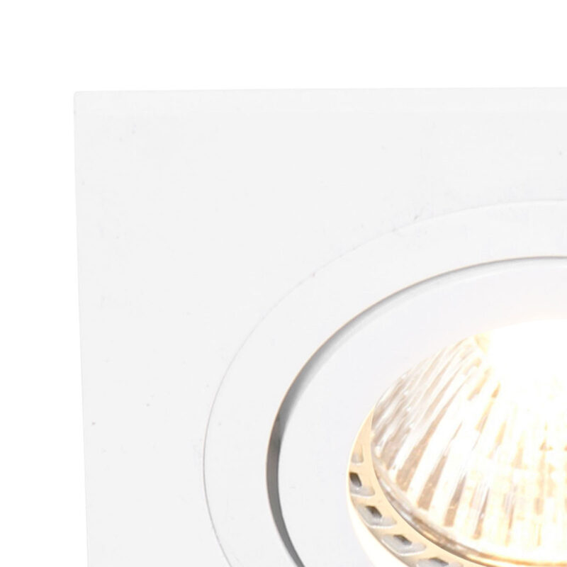 Inbouwspot Pelite spot 7305W Wit 10 x 10 - Afbeelding 3