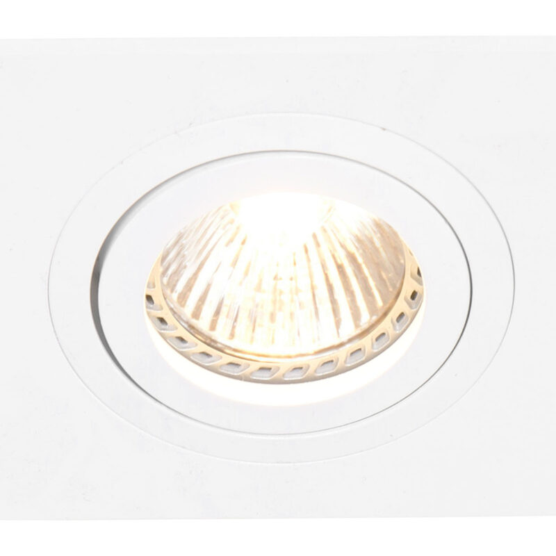Inbouwspot Pelite spot 7305W Wit 10 x 10 - Afbeelding 4