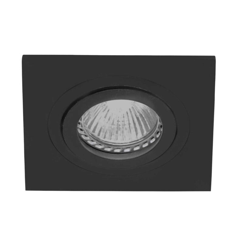 Inbouwspot Pelite spot 7305ZW Zwart 10 x 10 cm - Afbeelding 2