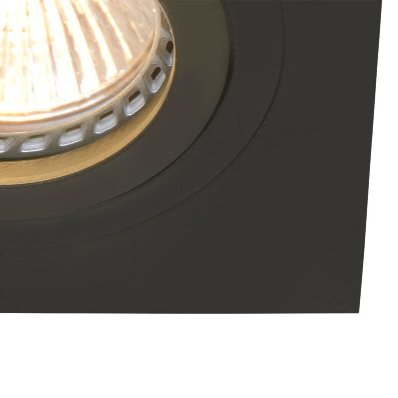 Inbouwspot Pelite spot 7305ZW Zwart 10 x 10 cm - Afbeelding 5