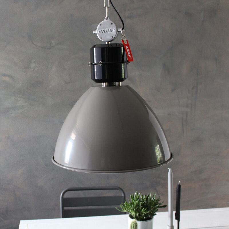 Industriële Grijze Hanglamp Frisk 7696GR – Robuust en Stijlvol - Afbeelding 3