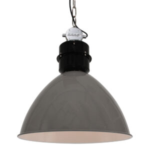 Industriële Grijze Hanglamp Frisk 7696GR – Robuust en Stijlvol