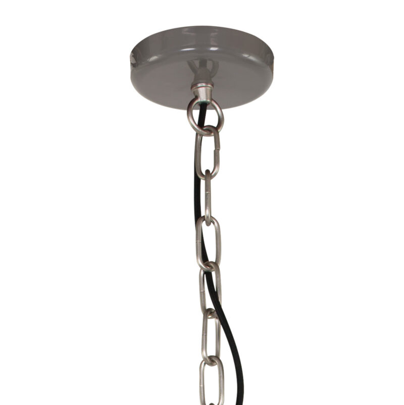 Industriële Grijze Hanglamp Frisk 7696GR – Robuust en Stijlvol - Afbeelding 6