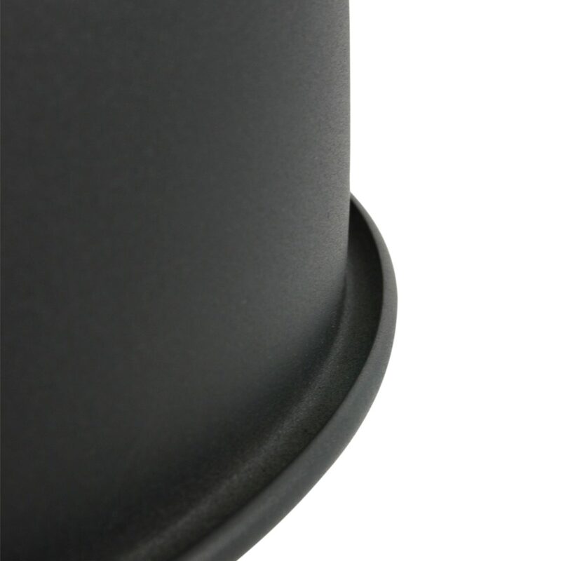 Industriële zwarte hanglamp 7780ZW Espen rond 42cm - Afbeelding 5