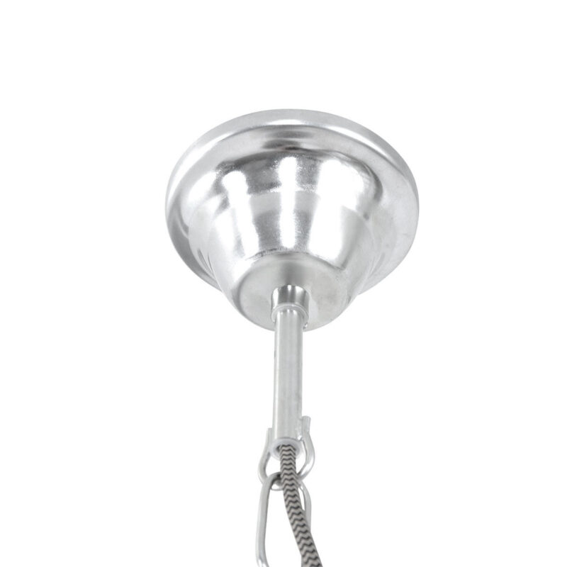 Industriële zwarte hanglamp 7781ZW Espen rond 42cm - Afbeelding 15