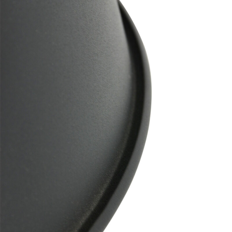 Industriële zwarte hanglamp 7781ZW Espen rond 42cm - Afbeelding 4