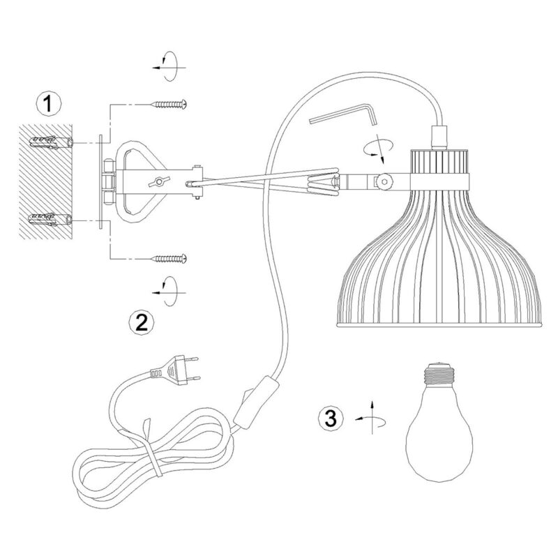 Klemspot Dunbar 3093ZW – Industriële en Flexibele Verlichting - Afbeelding 9
