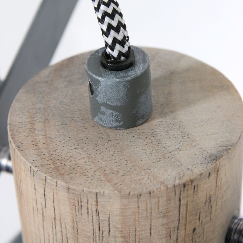 Klemspot en wandlamp Gearwood 2752GR Grijs E27 fitting - Afbeelding 10