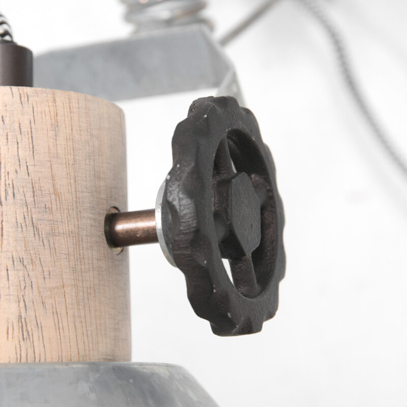 Klemspot en wandlamp Gearwood 2752NI Nikkel E27 fitting - Afbeelding 3