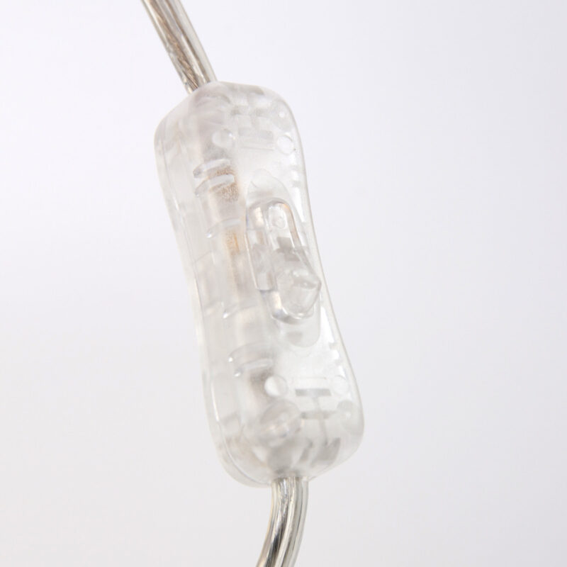 Knijpspot Spring 6827W Wit met snoer schakelaar en E27 fitting - Afbeelding 5