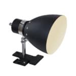 Lichy lamp met zwart metalen afwerking en verstelbare montagemogelijkheden, ideaal voor privé en zakelijke verlichting, inclusief moderne design en energiezuinige lichttechnologie.