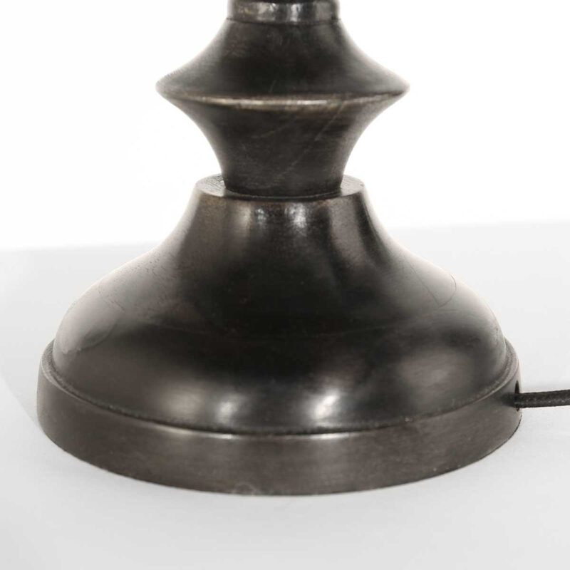 Lampenvoet Bois 3678ZW met schakelaar in snoer en E27 fitting - Afbeelding 5