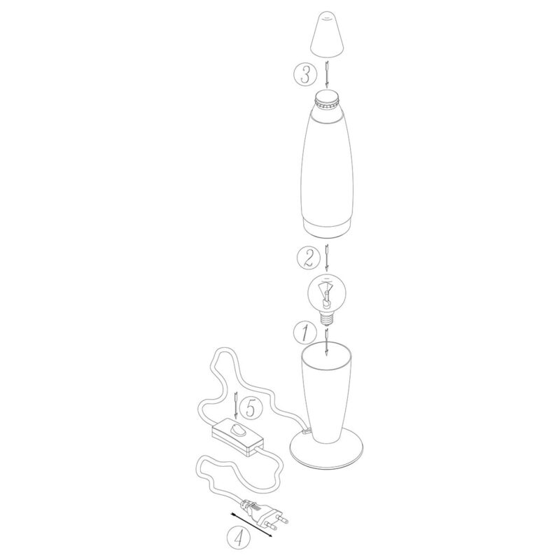 Lavalamp Volcan 3116ST staal met groen blauwe vloeistof - Afbeelding 8