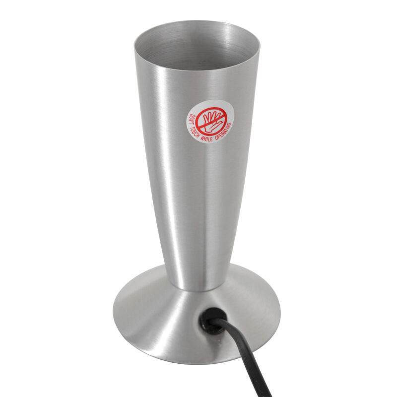 Lavalamp Volcan 3116ST staal met groen blauwe vloeistof - Afbeelding 3