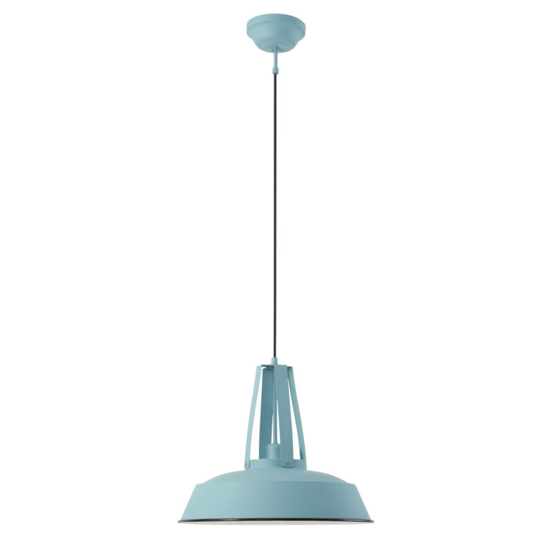 Lichtblauwe hanglamp Eden 7704BL E27 fitting - Afbeelding 2