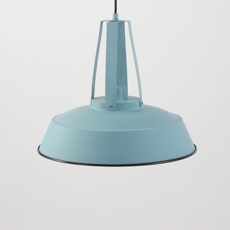 Lichtblauwe hanglamp Eden 7704BL E27 fitting - Afbeelding 12