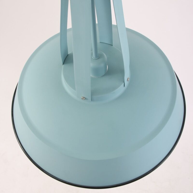 Lichtblauwe hanglamp Eden 7704BL E27 fitting - Afbeelding 13