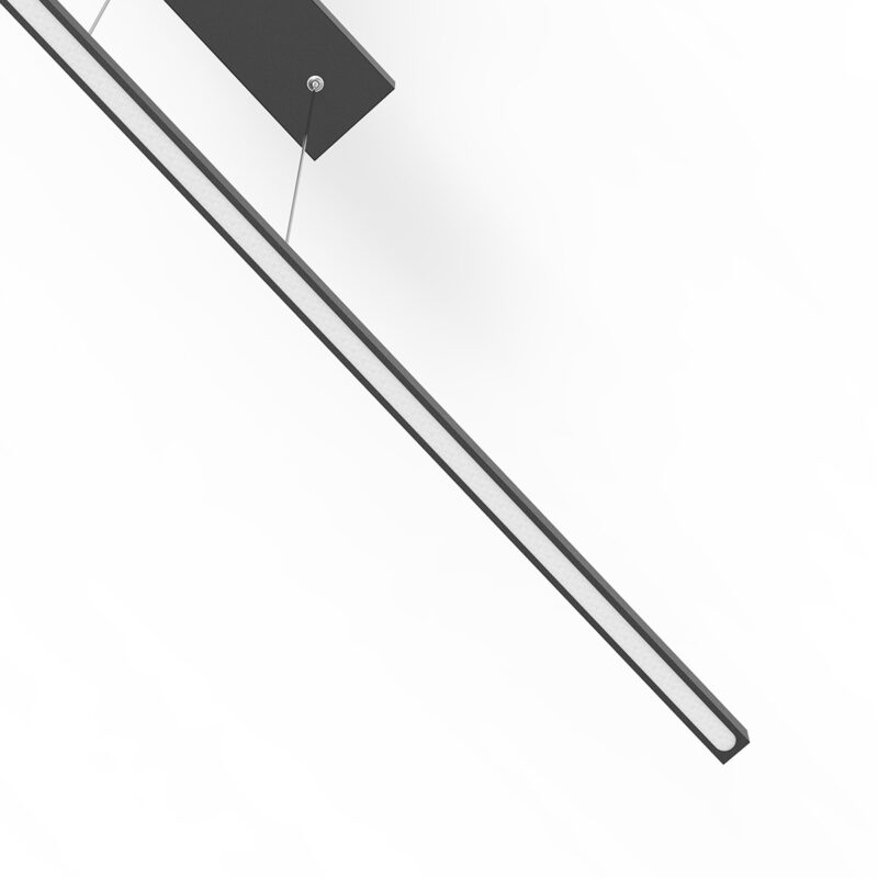Minimalistische zwarte hanglamp Danske 2745ZW 2000 Lumen - Afbeelding 6
