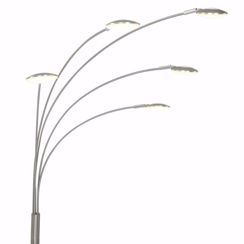 Moderne 5-lichts vloerlamp 1327ST – Stijlvolle LED booglamp met dimfunctie - Afbeelding 12